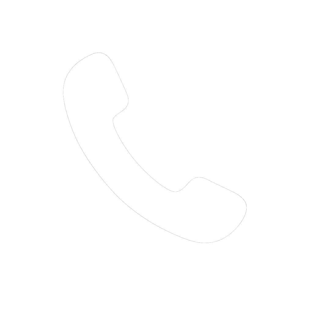 white phone icon no background